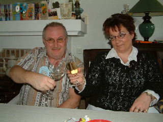 Frank en de buurvrouw van hier naast