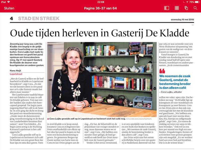 fietsroute eten drinken lepelstraat