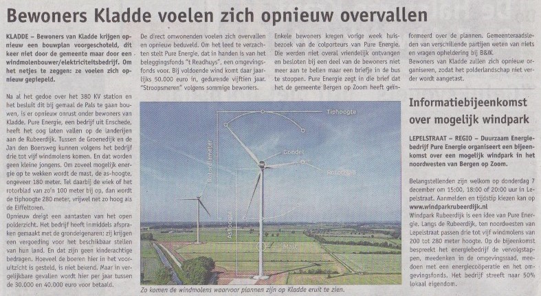 windmolens 280 meter hoog in Lepelstraat