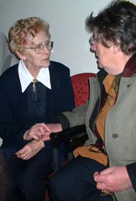Marieke en vrouw vriens
