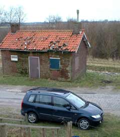 Huisje is in 2005 tegen de vlakte geslagen