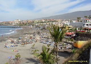 Strand zon zee golven tenerife