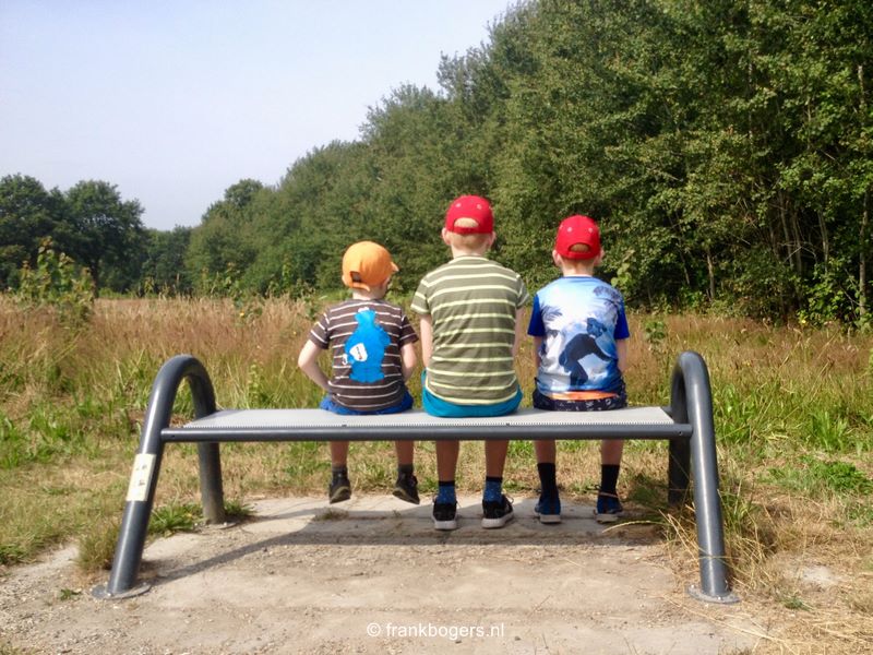 zweten en drinken op de trimbaan