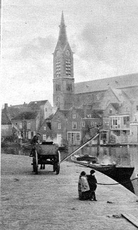 Het Delfsche veer op de Hoogstraat 1930 vlaardinge