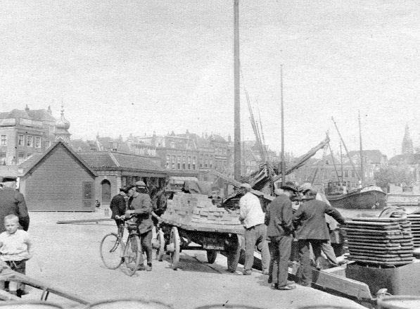 Visafslag in Vlaardingen op de haven