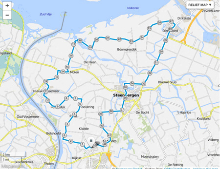 fietsen schorren stilte gebied dinteloord