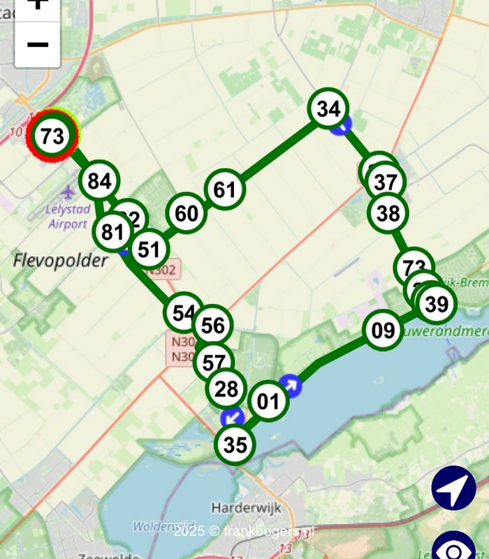 fietsen met frank en nellie bogers door de Flevopolder 