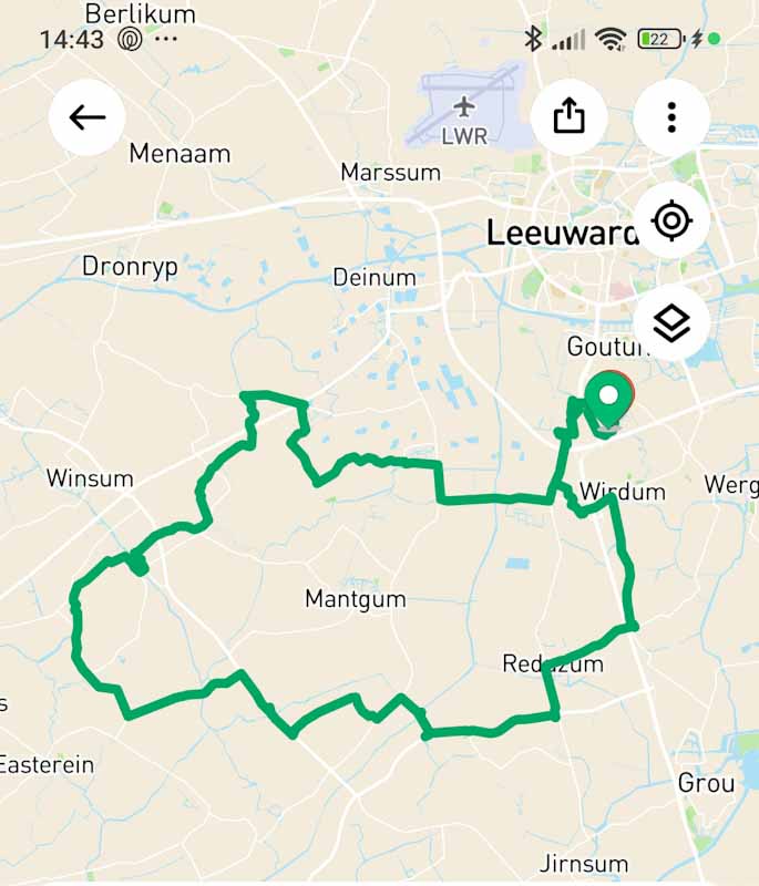fietsen route friesland