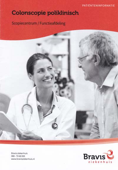 Folder informatie voor patiënten darmonderzoek 