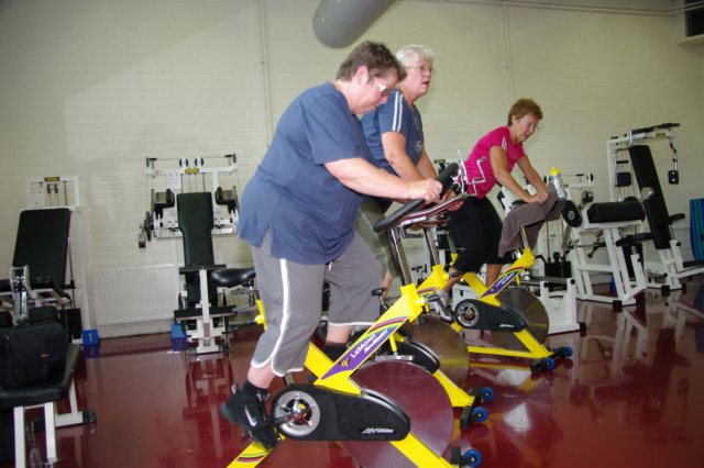 fitplus tspinnen op de fiets