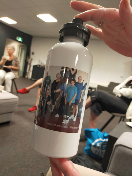 bidon met foto er op cadeau