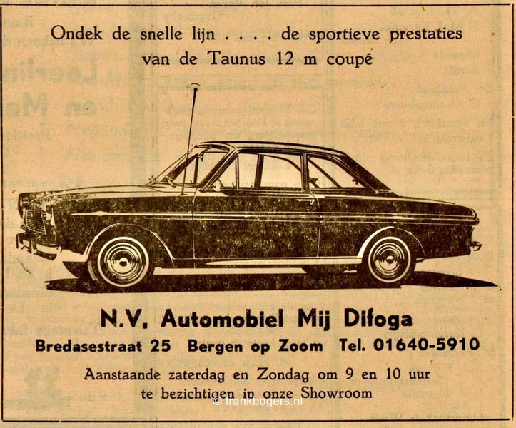 Ford Taunus 12 m coup&eacute;