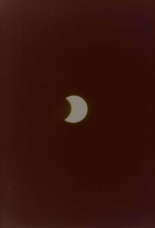 maan  verduisterd door de aarde