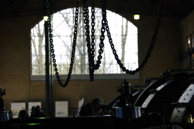 antieke kettingtakel