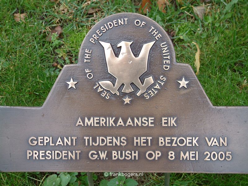 president bush in nederland limburg