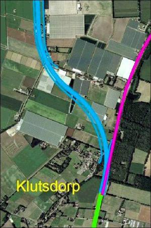 Klutsdorp  luchtfoto