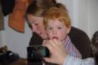 En pappa maar filmpjes maken