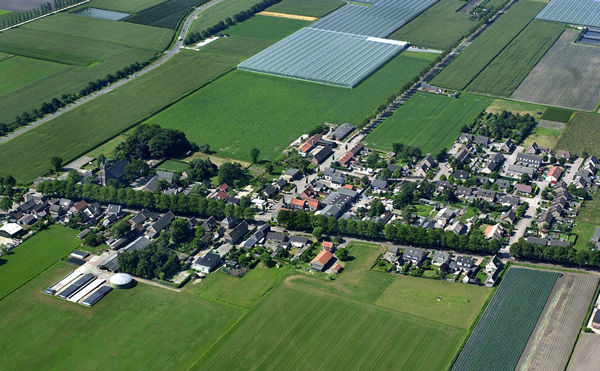 luchtfoto Aardenburg 