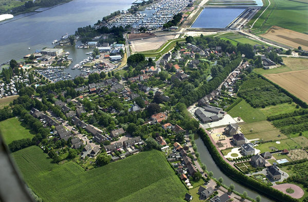 Oude landkaart 1560 Aardenburg 