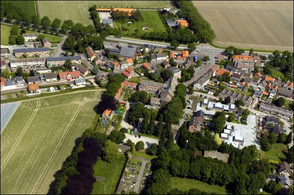 luchtfoto  boven Langeweg