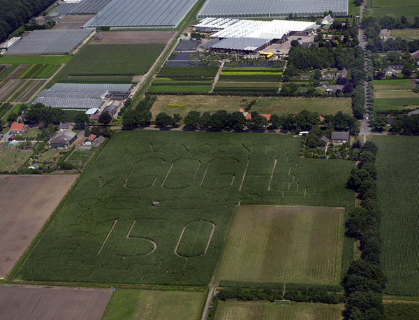 luchtfoto  boven Prinsenbeek