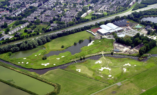 luchtfoto  boven Roosendaal