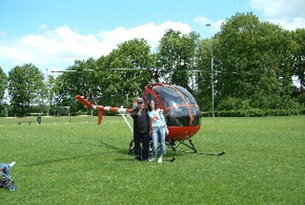 luchtfoto maken met helikopter