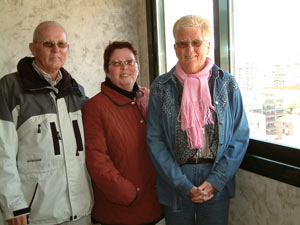 Nellie Bogers Bastiaansen met Oom Kees Meesters en tante Anneke Krijger