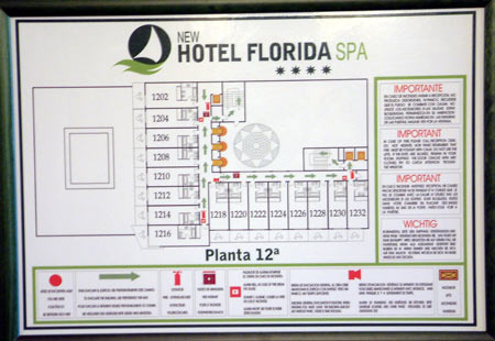 indeling kamers hotel Leonardo