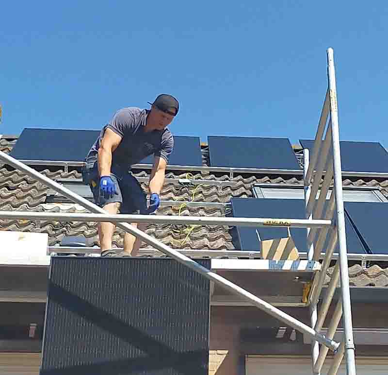 zonnepanelen in combinatie met airco