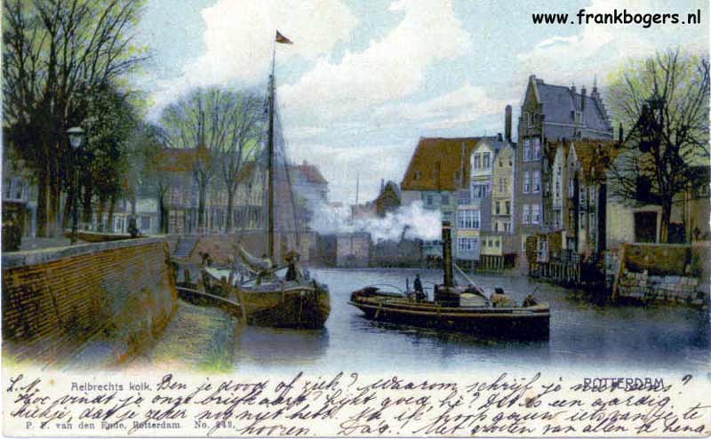 Aelbrechts Kolk ansichtkaart rotterdam