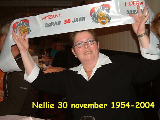 Nellie ziet sara 50 jaar